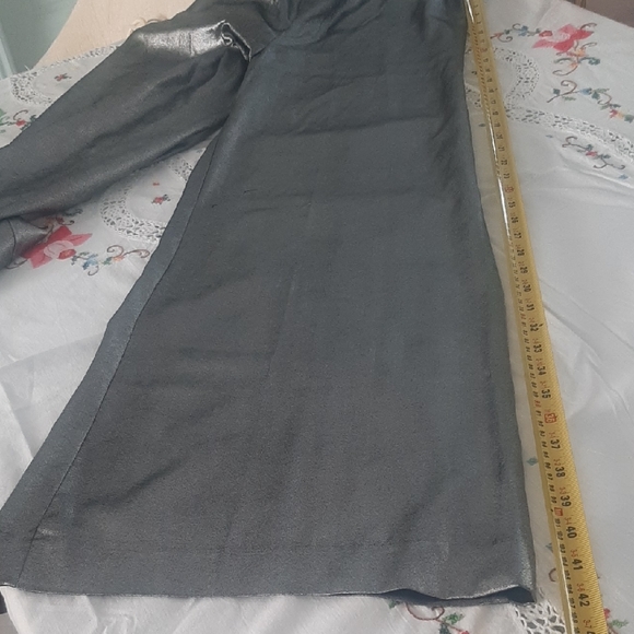 NWT Steve Madden Silver Jumpsuit💋Adjustable Straps/Elastic Waist Sz XS - Picture 11 of 12